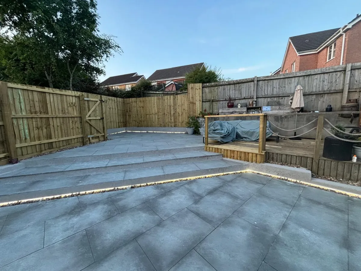 Tiered Patio with LED Lighting - image 2