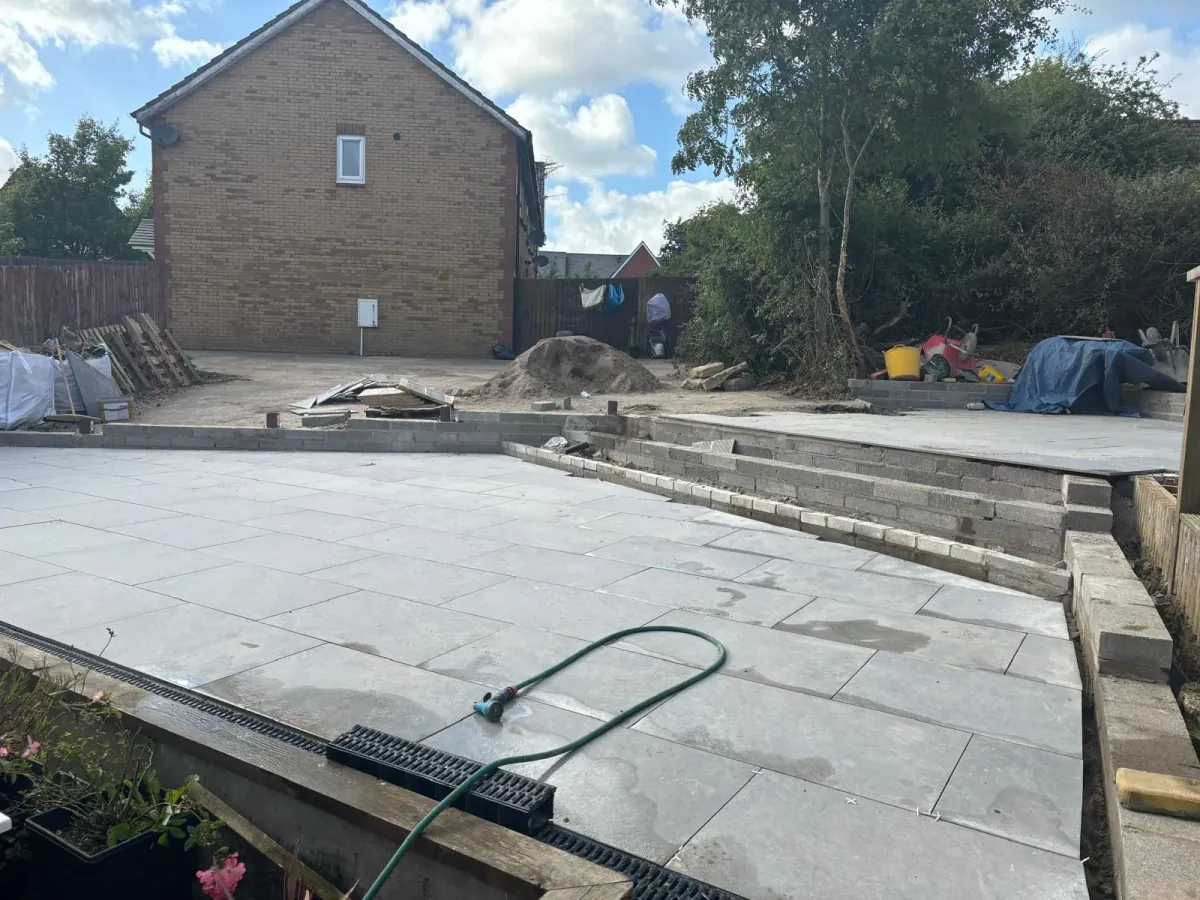 Tiered Patio with LED Lighting - image 4
