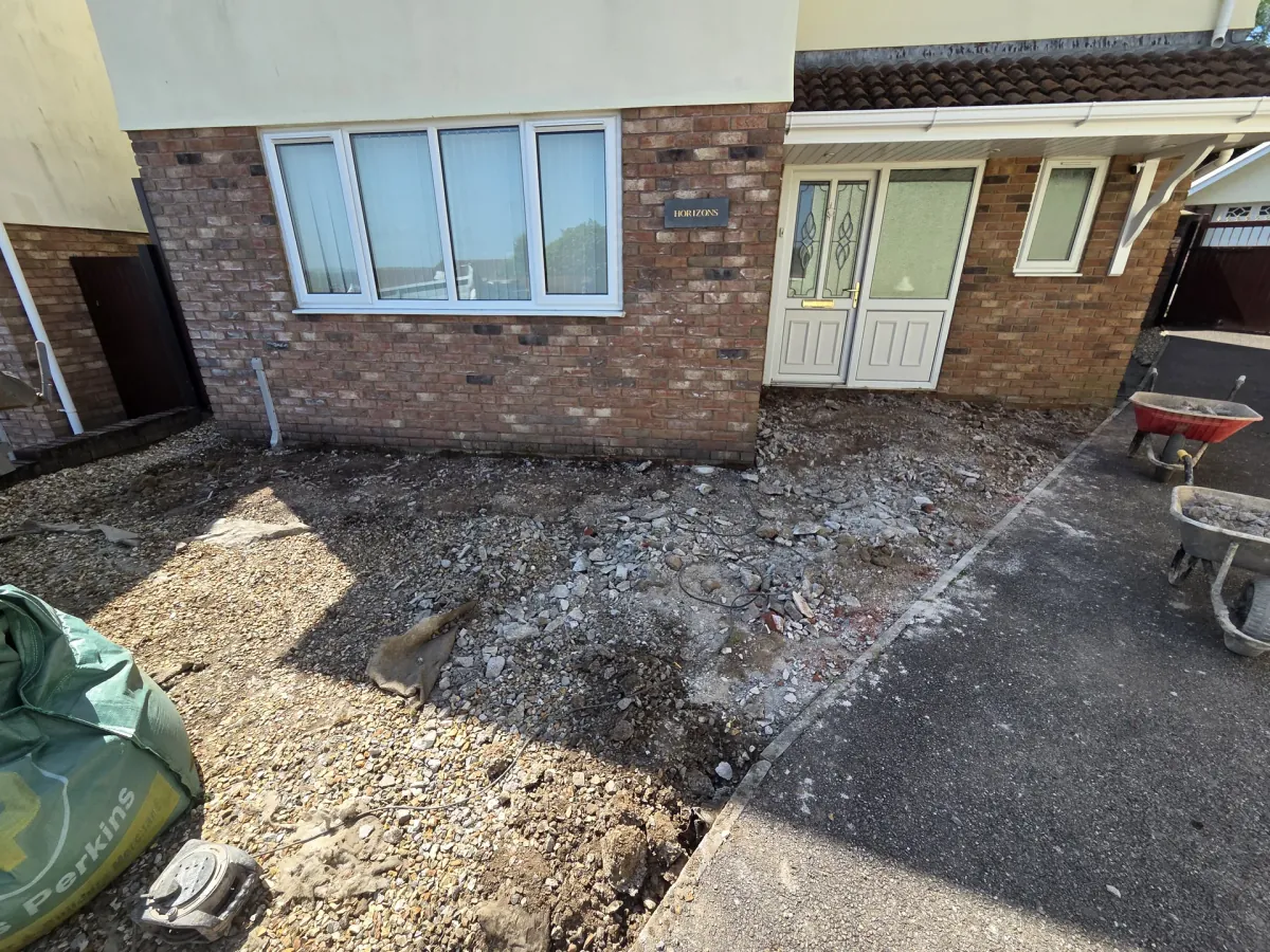Front Entrance Patio & Gravel Driveway - image 3