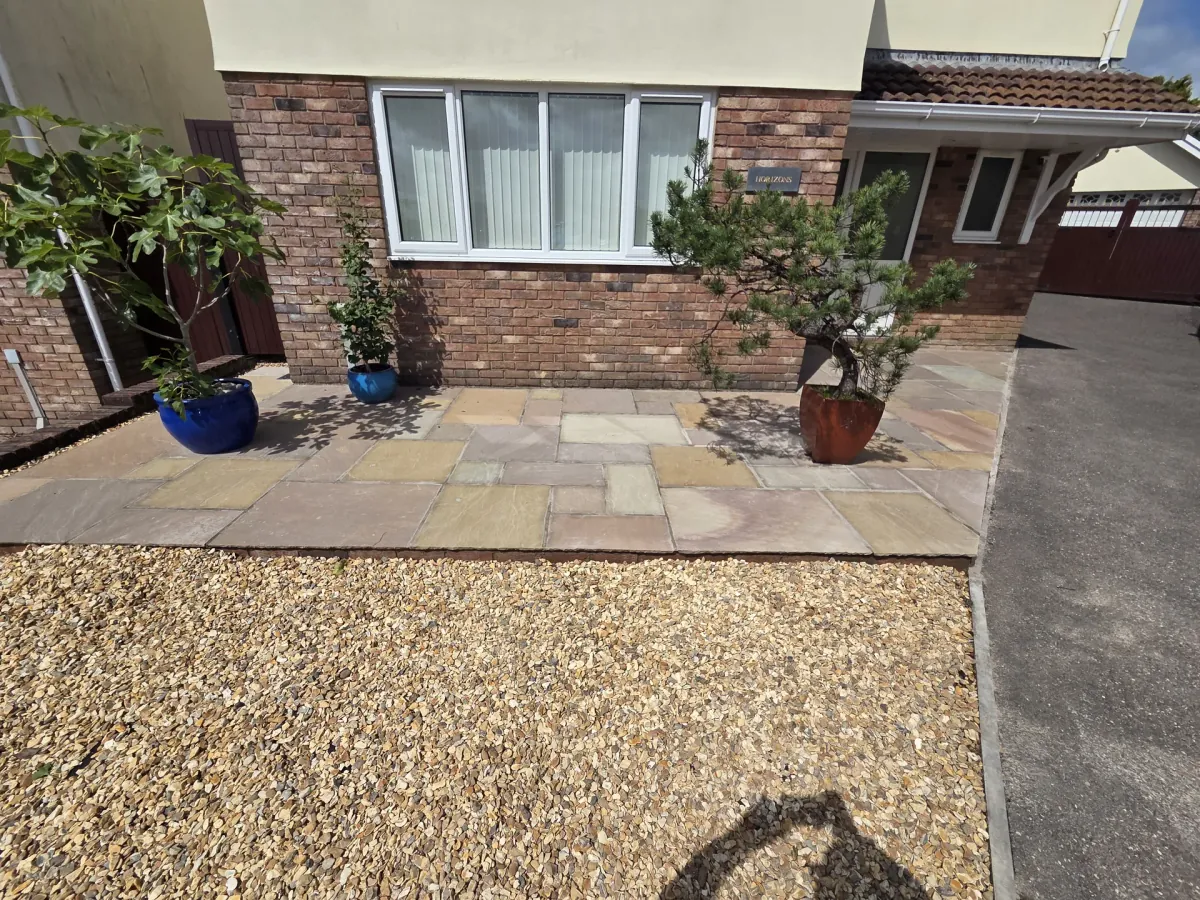 Front Entrance Patio & Gravel Driveway - image 2